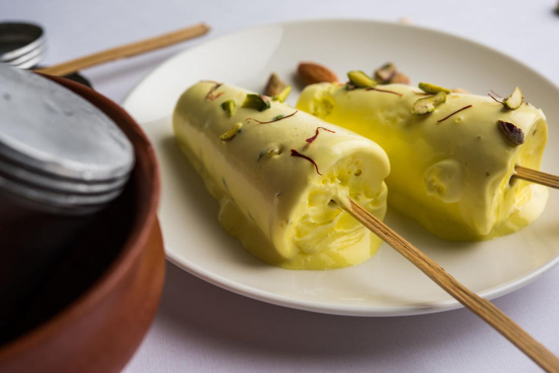 🍨 Kesar Kulfi (Saffron Indian Ice Cream)