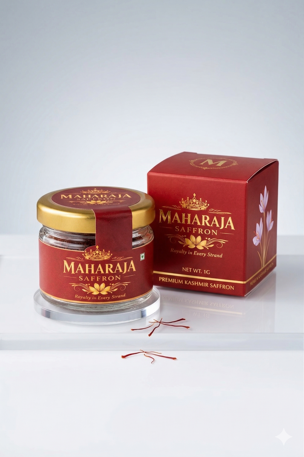 Premium Kashmiri Saffron (1g)- Grade A++| 100% Pure & Lab Tested